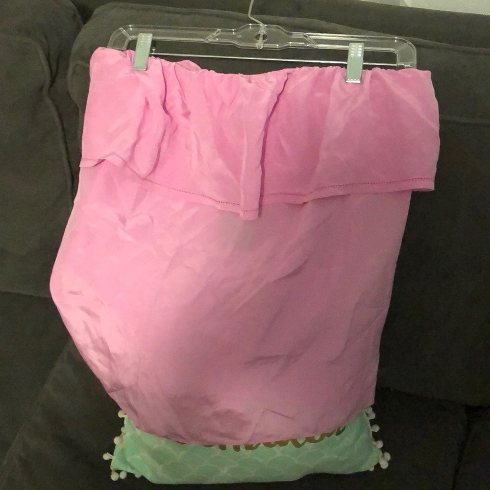 Pink tube top